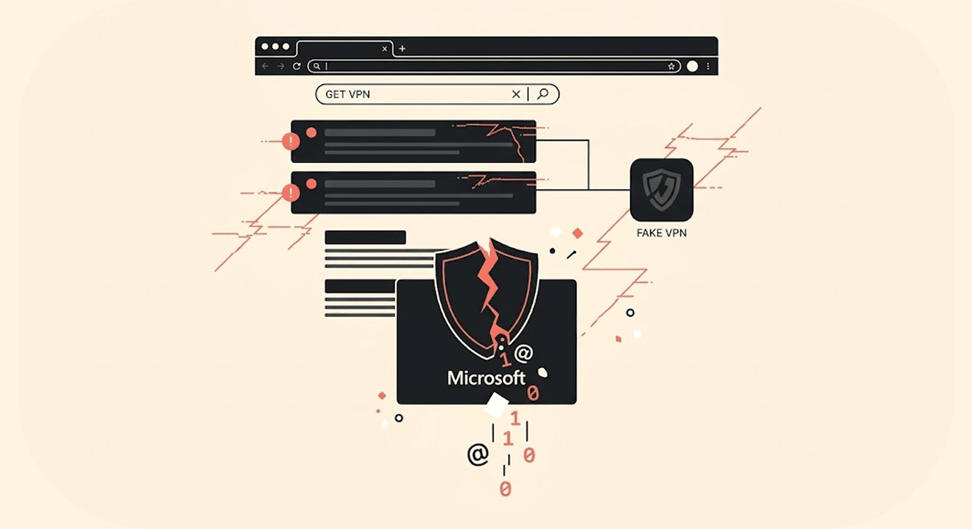 Microsoft, Kimlik Bilgilerini Çalmak İçin Sahte VPN Uygulamalarını Yayan SEO Zehirleme Kampanyası Konusunda Uyardı
