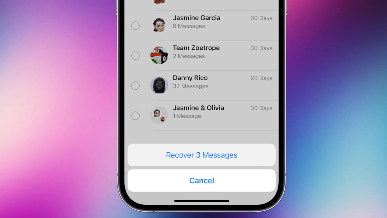 İPhone'da Uns Uns mesajları nasıl görülür